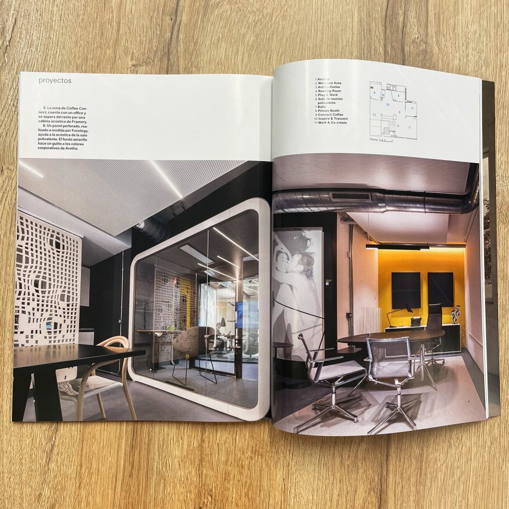 Proyectos de Espacio Aretha en la revista Diseño Interior