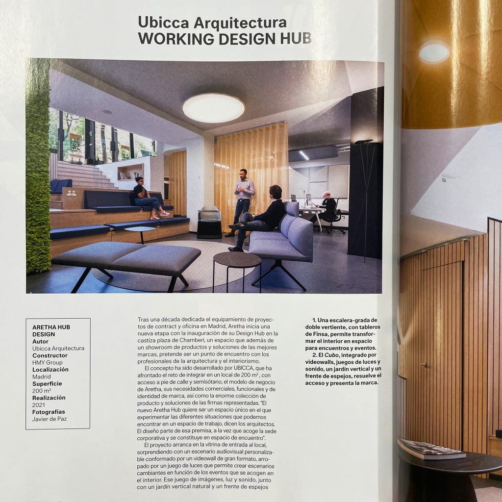 Proyectos de Espacio Aretha en la revista Diseño Interior