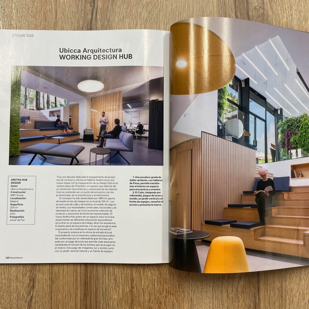 Proyectos de Espacio Aretha en la revista Diseño Interior